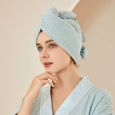 غطاء شعر وافل - تركواز